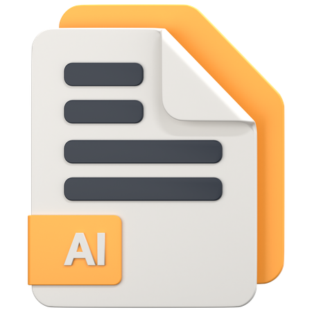 Ai File  3D Icon