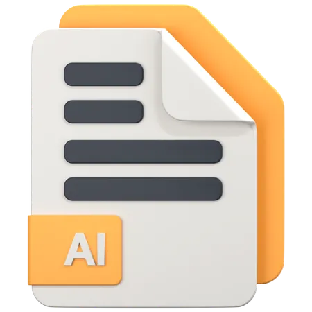 Ai File  3D Icon