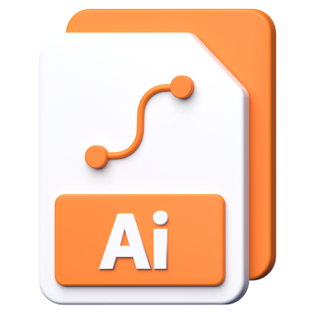 AI File  3D Icon