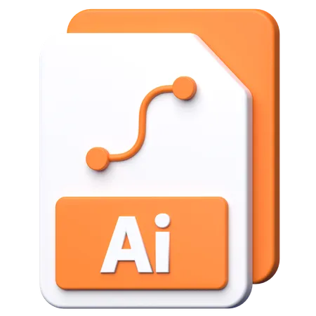 AI File  3D Icon