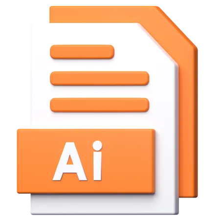 Ai File  3D Icon