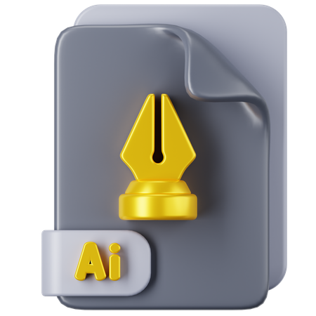 Ai File  3D Icon