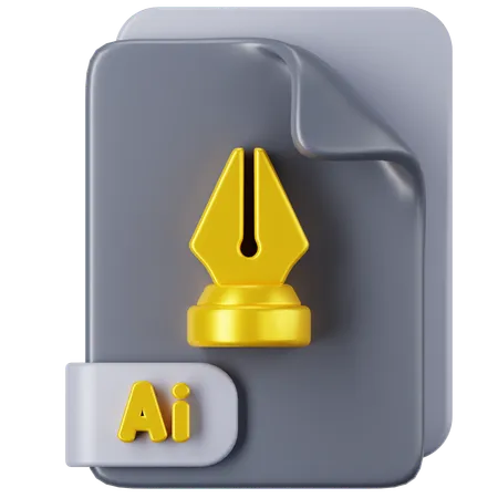 Ai File  3D Icon