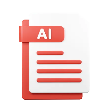 Ai File Illustration 3D Icon