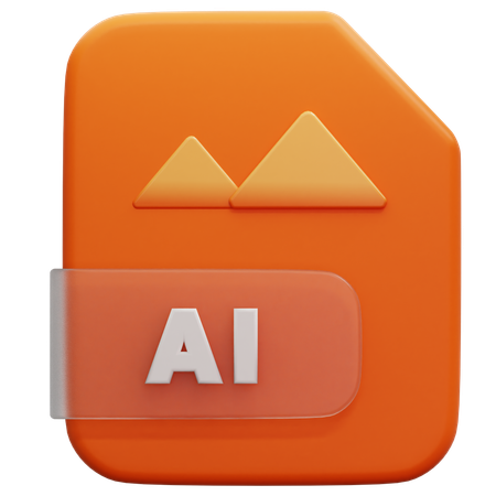 Ai File Format  3D Icon