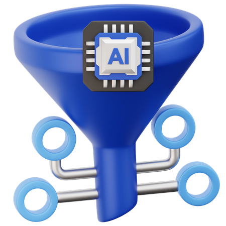 AI Filter  3D Icon