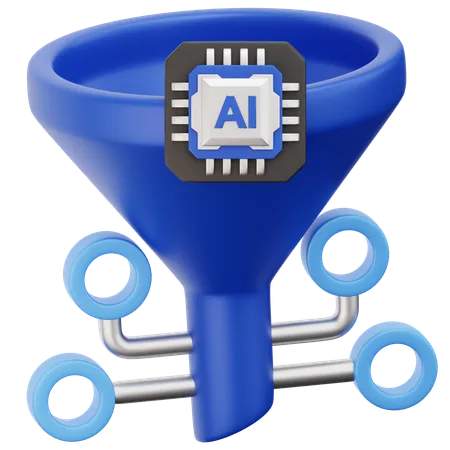 AI Filter  3D Icon