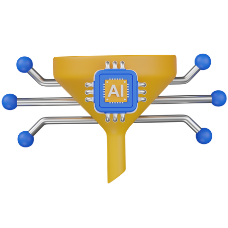 Ai filter  3D Icon