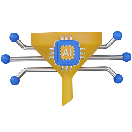 Ai filter  3D Icon