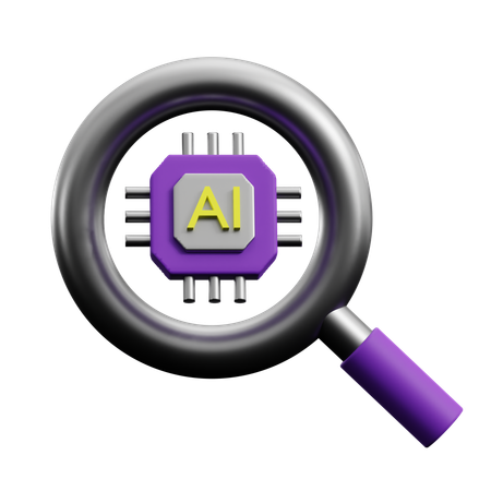 AI Finder  3D Icon