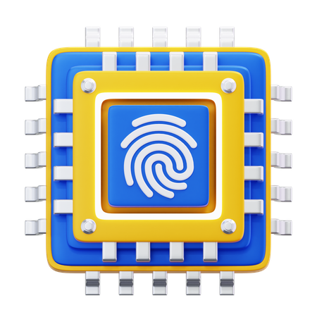 Authentification par empreinte digitale  3D Icon