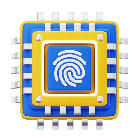 Authentification par empreinte digitale  3D Icon