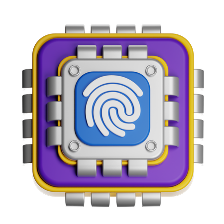 Authentification par empreinte digitale  3D Icon