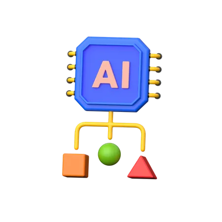 Ai Flow  3D Icon