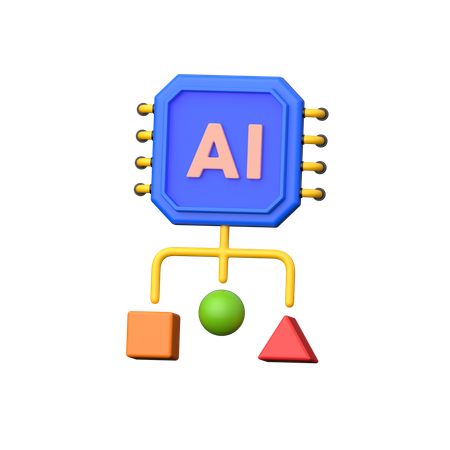 Ai Flow  3D Icon