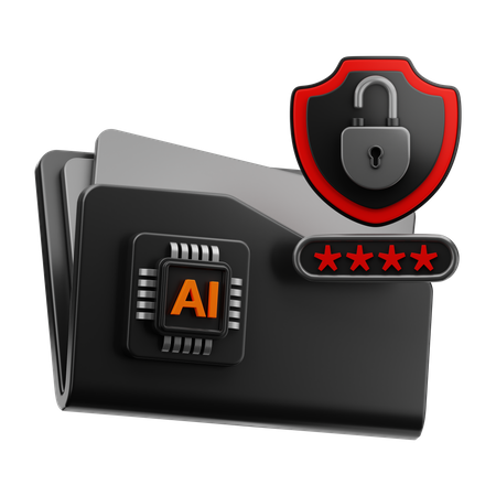 Ai Folder Security  3D Icon