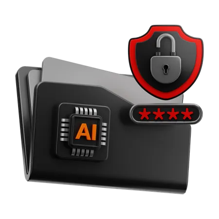 Ai Folder Security  3D Icon