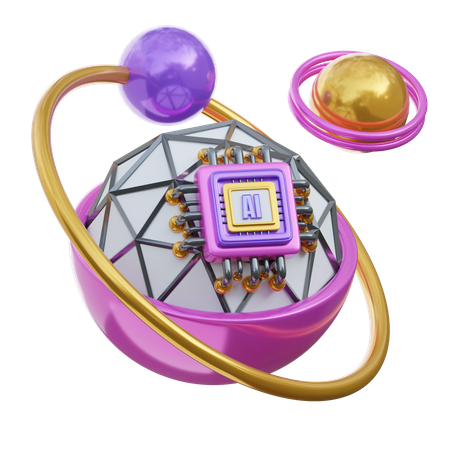 Ai Galaxy  3D Icon