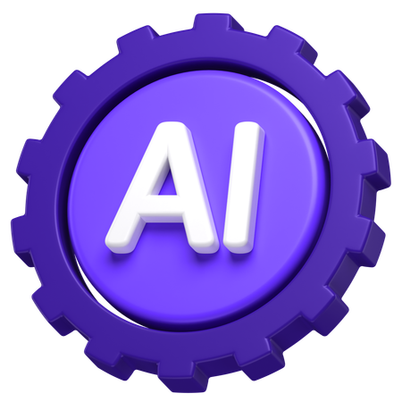 Ai Gear  3D Icon