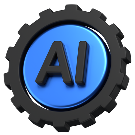 Ai Gear  3D Icon