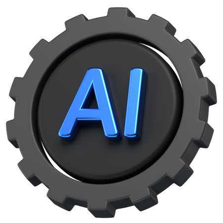 Ai Gear  3D Icon