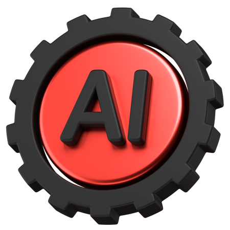 Ai Gear  3D Icon