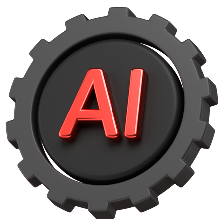 Ai Gear  3D Icon