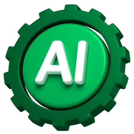 Ai Gear  3D Icon