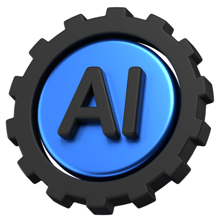 Ai Gear  3D Icon