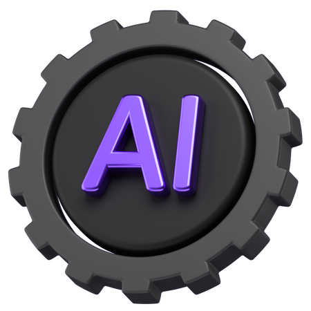 Ai Gear  3D Icon