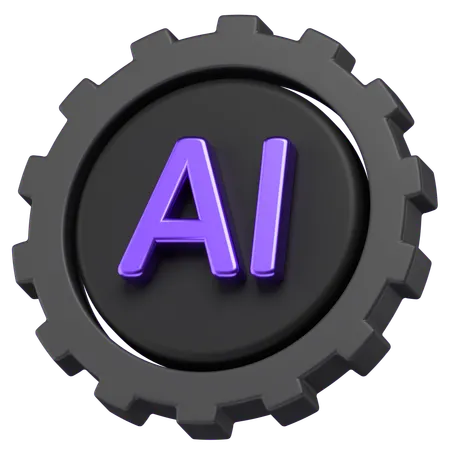 Ai Gear  3D Icon