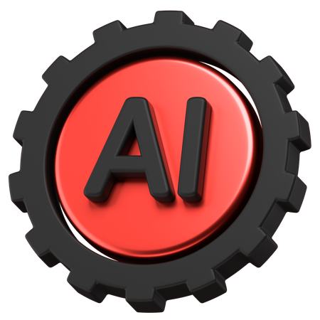 Ai Gear  3D Icon