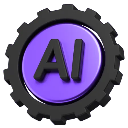Ai Gear  3D Icon