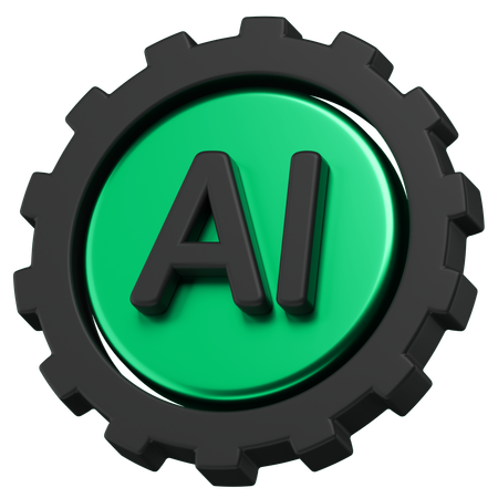 Ai Gear  3D Icon