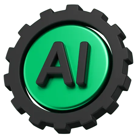 Ai Gear  3D Icon