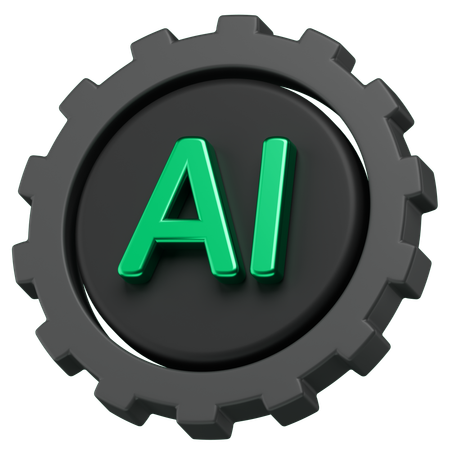 Ai Gear  3D Icon