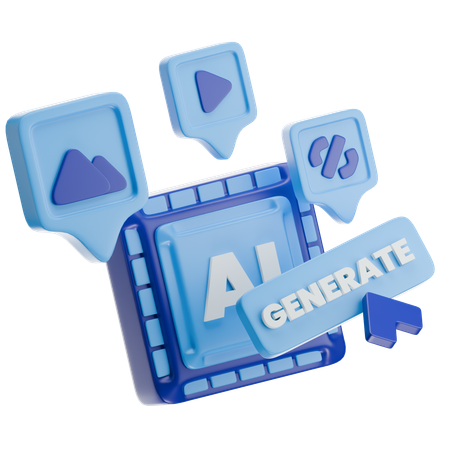 Ai Generate  3D Icon