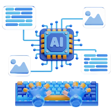 Ai generator  3D Icon