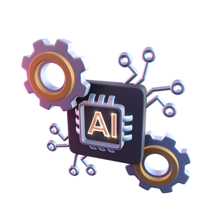 Ai management  3D Icon