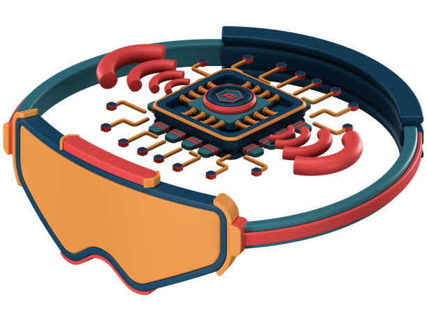 Ai Glasses  3D Icon