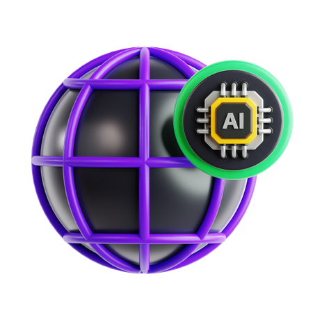 Tener globo  3D Icon