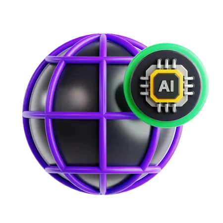 Tener globo  3D Icon