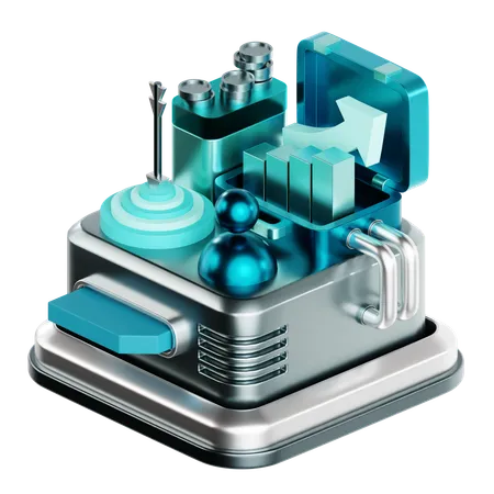 Ai Growth  3D Icon