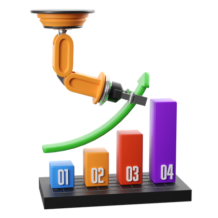 Ai Growth  3D Icon