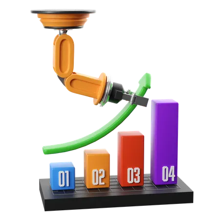 Ai Growth  3D Icon