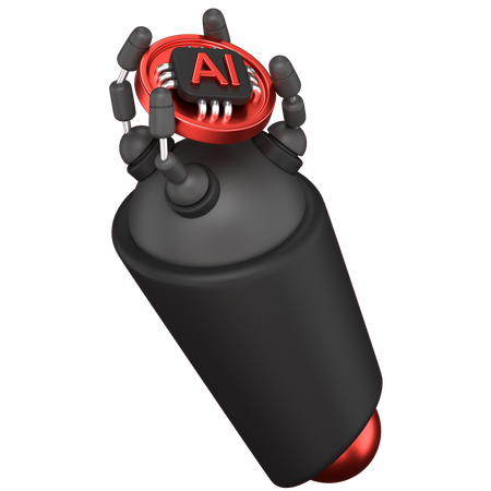 Ai Hand  3D Icon