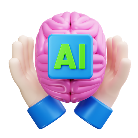 AI Hand  3D Icon