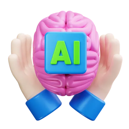 AI Hand  3D Icon