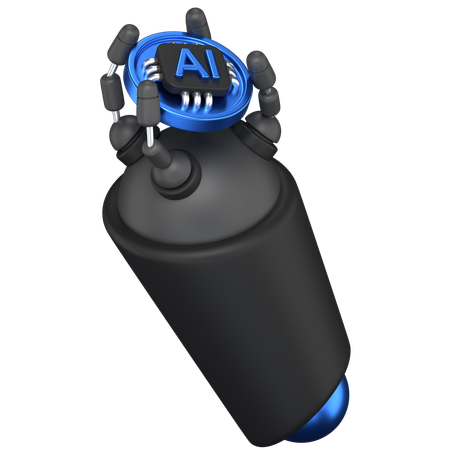 Ai Hand  3D Icon