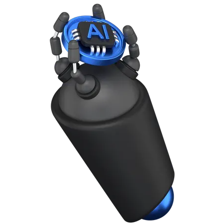 Ai Hand  3D Icon